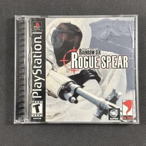 Tom Clancy's Rainbow Six Rogue Spear Sony PlayStation 1 PS1 Complete CIB Tested