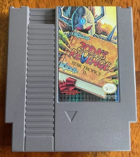 Zoda’s Revenge: Star Tropics II - Authentic/Tested - Nintendo - NES; 1994