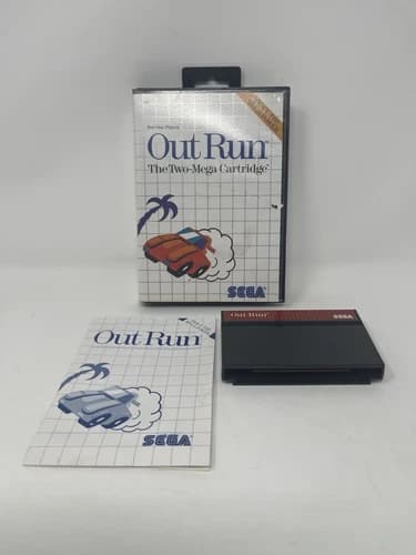 Out Run (Sega Master System SMS) Complete CIB