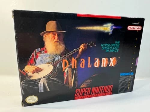 Phalanx (Super Nintendo SNES, 1992) Complete CIB w Reg Card Great Shape!
