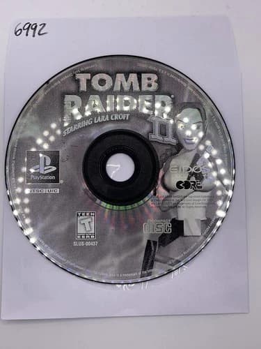 Tomb Raider II [GH] -Sony PS1 Playstation 1 Disc Only - No Track 6992