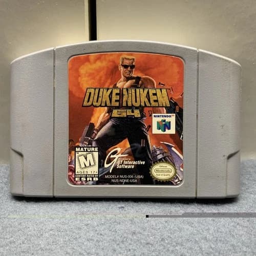 Duke Nukem 64 (Nintendo 64 N64, 1997) Authentic Tested Working Nice Condition