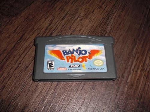 Banjo-Pilot 4 Nintendo GameBoy Advance GBA SP DS AUTHENTIC GENUINE Tested Works