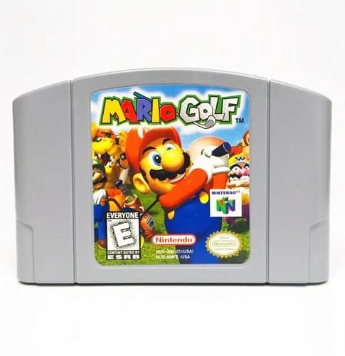 Mario Golf N64 Vintage Video Game –Nintendo Classic Sports Golf Adventure