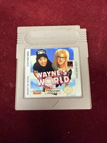 Wayne's World (Nintendo Gameboy, 1993) Authentic - Tested