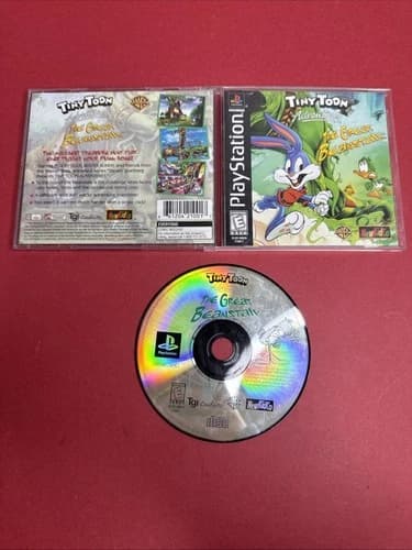 Tiny Toon Adventures The Great Beanstalk PS1 (Sony PlayStation 1) CIB Tested