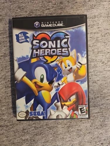 Sonic Heroes Nintendo GameCube Video Game 2003 Complete With Manual Tested 🔥