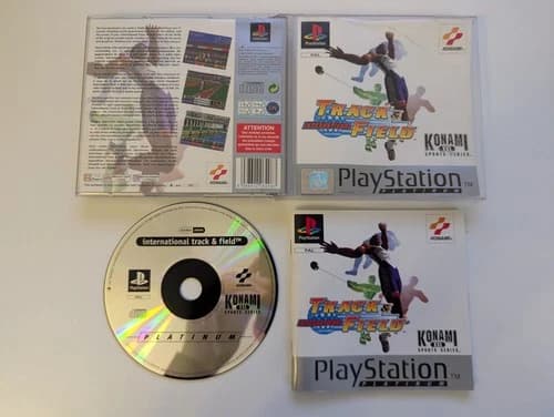 International Track and Field Konami Sony PlayStation PS1 Complete
