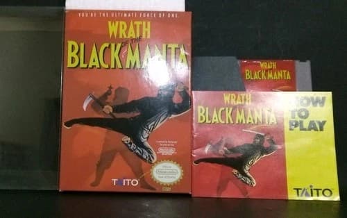 Wrath of the Black Manta (Nes)(1990) CIB. No Bowing! See Photos. Free Shipping!!