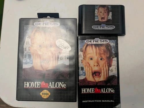 Home Alone Sega Genesis Complete In Box CIB Good Shape