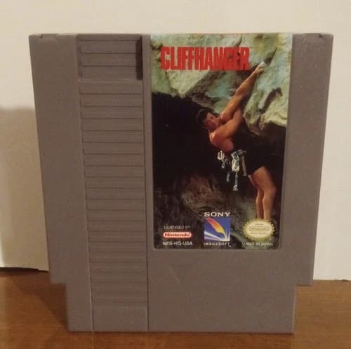 Sony Imagesoft Cliffhanger NES NTSC-U/C Nintendo Video Game Cartridge