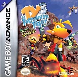 Ty the Tasmanian Tiger 3: Night of the Quinkan - Game Boy Advance GBA Game