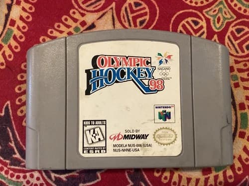 Olympic Hockey 98 (N64 Nintendo 64) Tested!