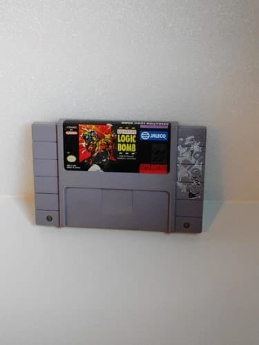 Operation Logic Bomb, SNES Game Cartridge Only, Super Nintendo, Works