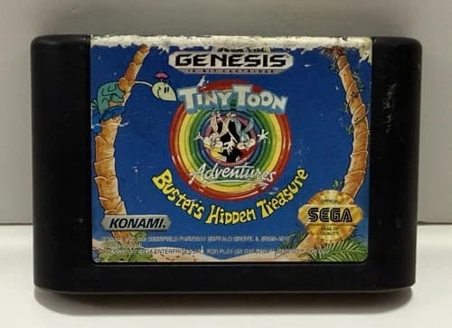 Tiny Toon Adventures: Busters Hidden Treasure - Sega Genesis *Cartridge Only*