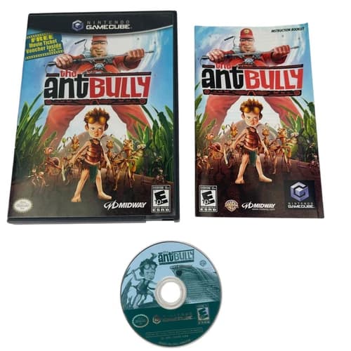 The Ant Bully (Nintendo GameCube, 2006) Complete CIB with Manual Clean Disc