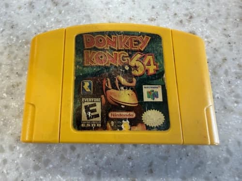 DONKEY KONG 64 Nintendo N 64 N64 System VIDEO GAME CARTRIDGE NES HQ
