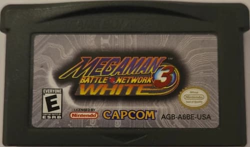 Capcom Mega Man Battle Network 3 White Nintendo Game Boy Advance NTSC-U/C E-Eve…