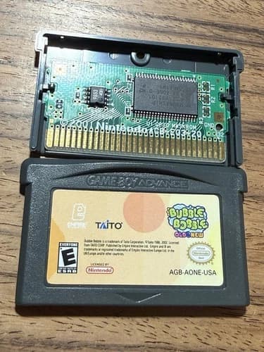 Bubble Bobble Old New Nintendo Gameboy Advance GBA Tested Authentic