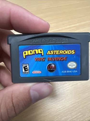 Asteroids/Pong/Yar's Revenge - Nintendo Game Boy Advance