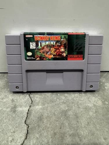Super Nintendo Donkey Kong Country Authentic SNES Tested