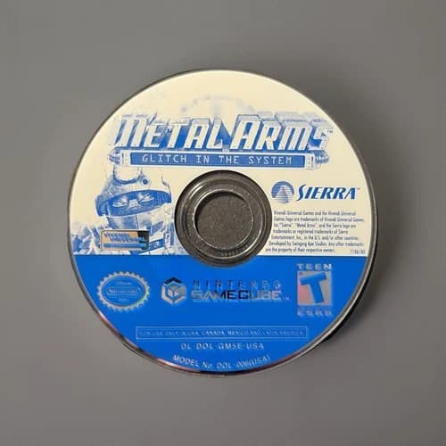 Metal Arms Glitch in the System Nintendo GameCube Disc Only Authentic Tested GC