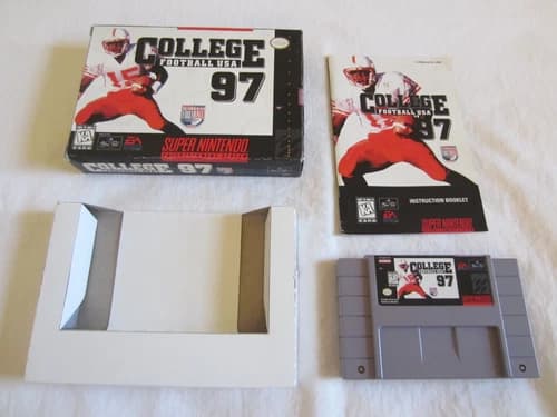 College Football USA '97 Road to New Orleans (SNES) Super Nintendo CIB Complete