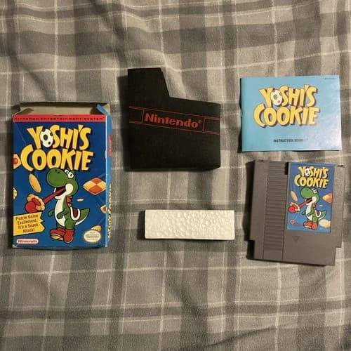 Yoshi's Cookie (Nintendo Entertainment System, 1993) NES CIB