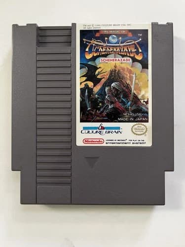 The Magic of Scheherazade (Nintendo NES, 1989) Authentic game only. Tested