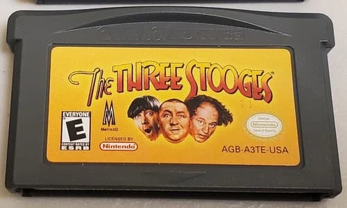 The Three Stooges Nintendo Game Boy Advance 2002 Authentic GBA Cartridge Tested