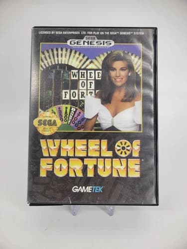 Wheel of Fortune (Sega Genesis, 1992) Complete in box | Tested