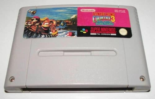 SNES Super Nintendo Donkey Kong Country 3 Dixie Kong's Double Trouble Like Ne...