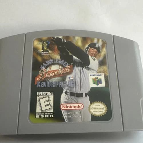 Major League Baseball Ken Griffey Jr Nintendo 64 N64 Game Cart E NTSC-U/C 1998