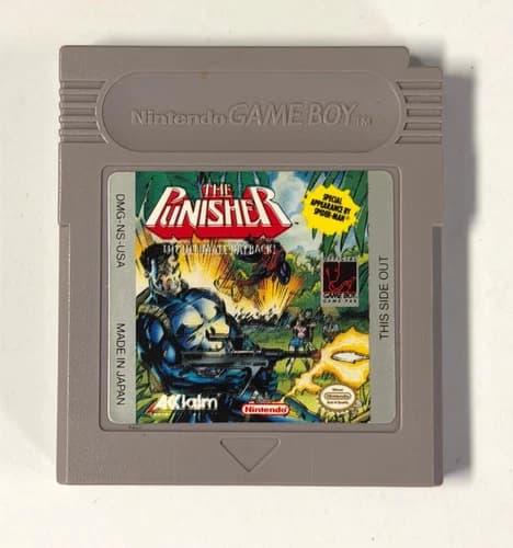 The Punisher: The Ultimate Payback! (Nintendo GameBoy, 1991) *Cartridge Only*