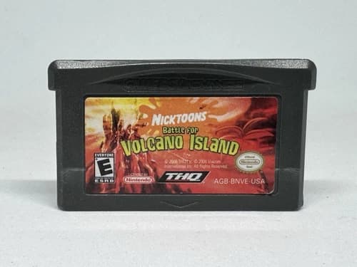 Nicktoons Battle for Volcano Island Nintendo Game Boy Advance Authentic Tested