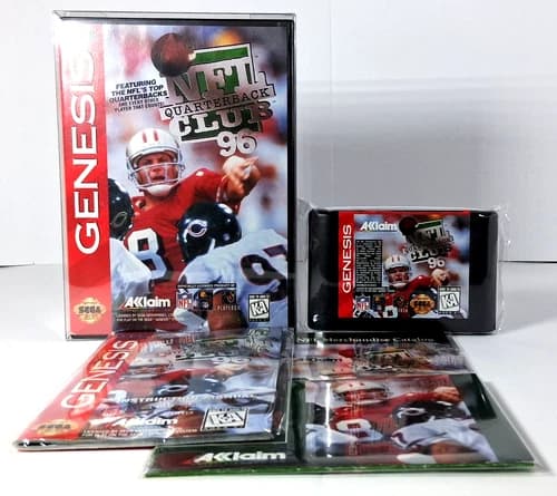 NFL Quarterback Club 96 (Sega Genesis, 1995) CIB Tested