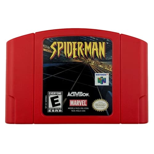 SPIDER-MAN N64 2000 WITH VIDEO AUTHENTIC OEM TESTED NINTENDO 64