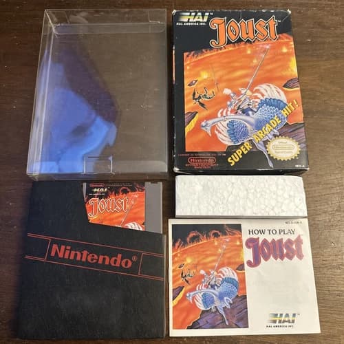 Joust (Nintendo NES) Complete - Tested - Authentic