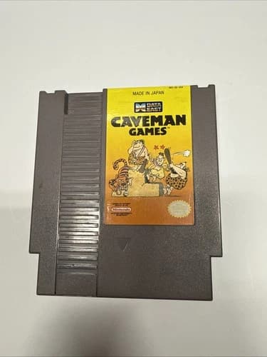 Caveman Games (Nintendo Entertainment System, 1990) NES CLEAN TESTED NICE LABEL!
