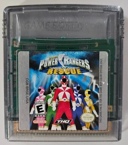 Power Rangers: Lightspeed Rescue (Nintendo Game Boy Color, 2000) Cartridge Only