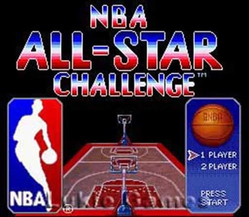 NBA All-Star Challenge - SNES Super Nintendo Game