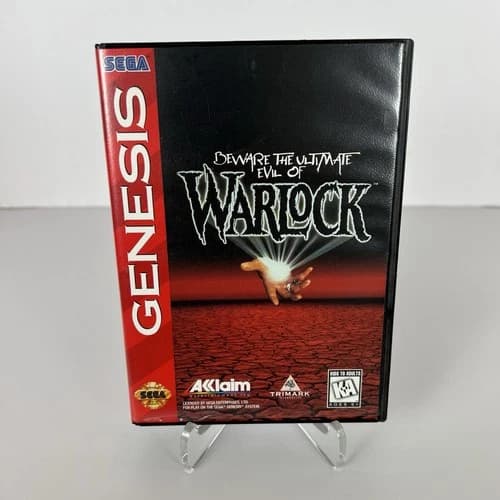 Warlock (Sega Genesis, 1994) Complete CIB