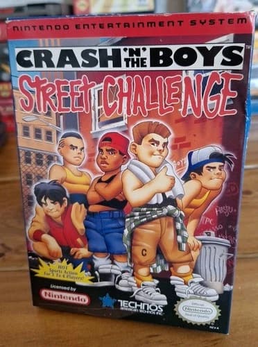 Crash 'n' the Boys: Street Challenge (Nintendo NES) Fully Complete CIB Excellent