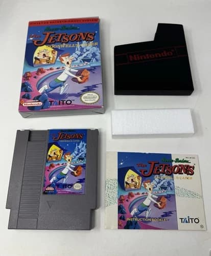 Nintendo NES The Jetsons: Cogswell's Caper! (1992) Complete Authentic