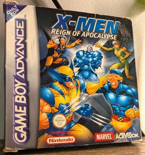X-Men Reign of Apocalypse GBA Game Boy Advance Marvel CIB Marvel Excellent