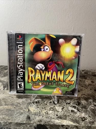 Rayman 2 PS1 The Great Escape CIB Sony PlayStation 1 1999 Complete with Manaul