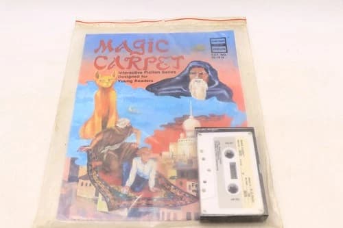 TRS-80 Magic Carpet Cassette Game Adventure 1983 26-1919 COMPLETE