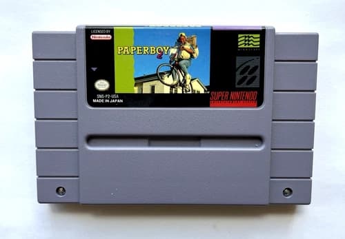 Paperboy 2 (SNES Super Nintendo Entertainment System, 1991) SNES Tested