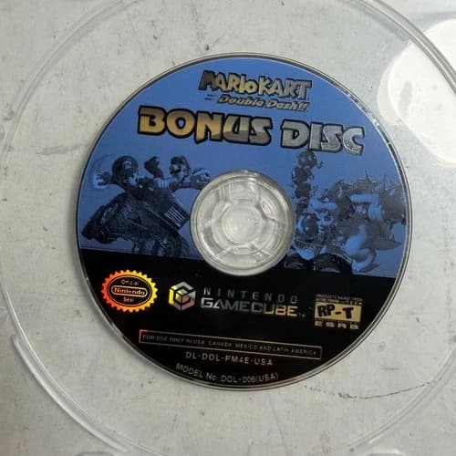 Mario Kart: Double Dash!! (Nintendo GameCube, 2003) Nintendo Racing Bonus Disc