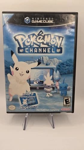 Pokemon Channel GameCube CIB Manual Included No e-Reader Cards Sun Faded Cover